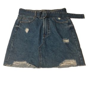 Primark Denim Co Belted Jean Skirt